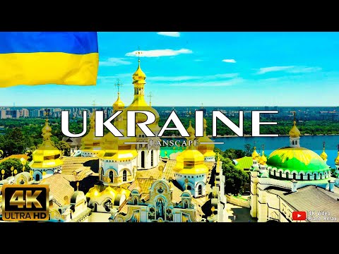 FLYING OVER UKRAINE (4K UHD) - Relaxing Music Along With Beautiful Nature Videos - 4K Video HD