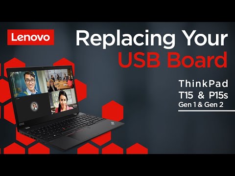 Austausch der USB-Platine | ThinkPad T15 und P15s Gen 1 und 2 | Kundendienst