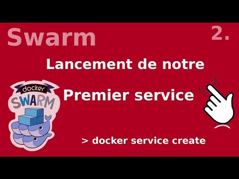 Docker swarm 2 Lancement d une premier service nginx | tutos fr