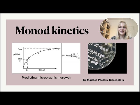 Monod kinetics to determine microorganism in bioreactors