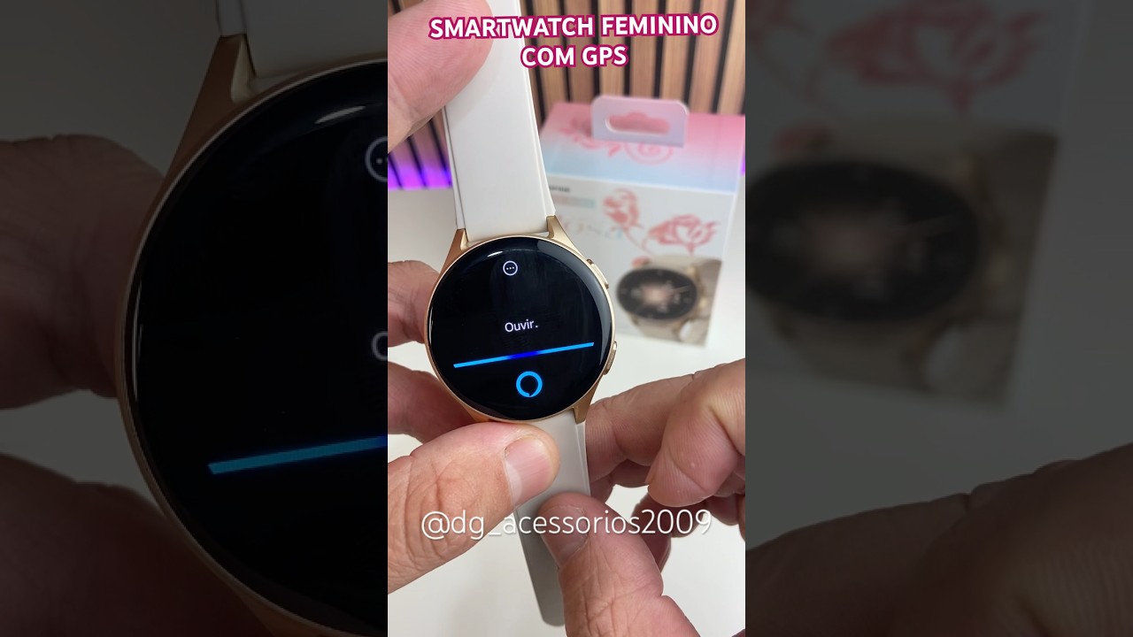 Assistir no YouTube: UDFINE WATCH ROSA, SMARTWATCH FEMININO COM GPS E ALEXA QUE VOCÊ VAI QUERER - DG EXPLICA