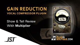 Video thumbnail for Gain Reduction Deluxe Vocal Compressor Plugin By JST - Show & Reveal by Plugin Boutique