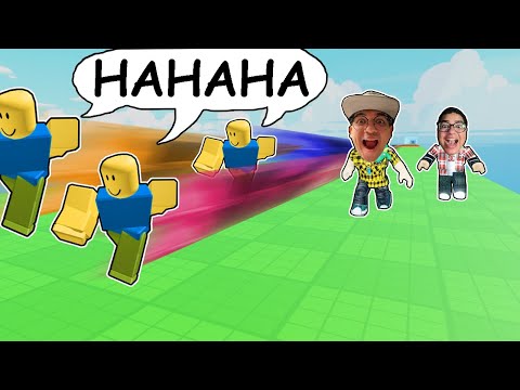 ELES RIRAM DA GENTE PORQUE FICAMOS MAIS LENTOS QUE UMA LESMA!!  - Roblox Race Clicker