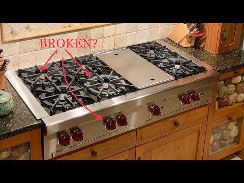Wolf Range Cooktop Troubleshooting : Igniter, Spark Module and MicroSwitch