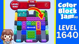 Soluzione del Livello 1640 di Color Block Jam