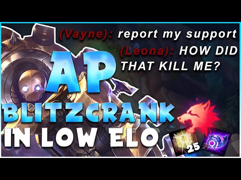 AP PREDATOR BLITZCRANK IN LOW ELO - League of Legends