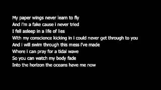 Mallory Knox- Oceans With Lyrics (: