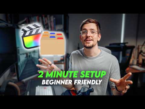 Final Cut Pro Project Setup in 2 Minutes (Save Hours Editing)