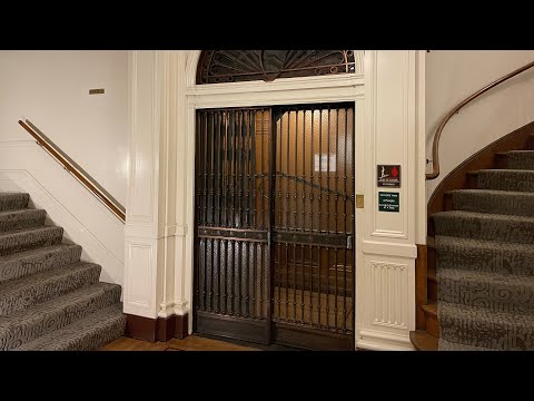 AWESOME Otis/Superior Birdcage Elevator @ Warrington Apartments - San Francisco, CA.