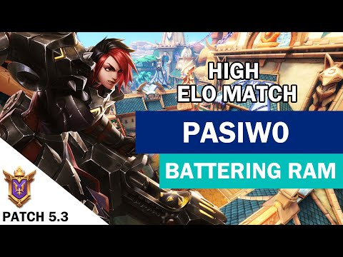 High Elo Match Pasiw0 Ash Competitive (Grandmaster) BATTERING RAM