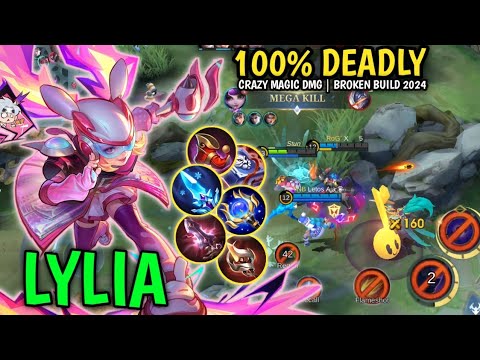 LYLYA LEGENDARY GAMEPLAY ☠️🔥 || BEST BUILD LYLIA ~ 2024