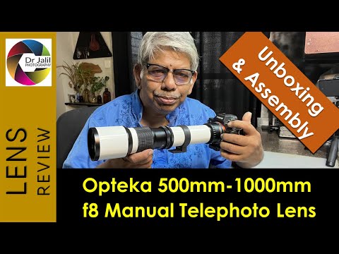Unboxing Opteka 500mm-1000mm f8 Manual Telephoto Lens