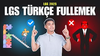 Net Seviyene Göre LGS Türkçe Nasıl Çalışılır? 🎯  Kaynak Tavsiyesi 📚