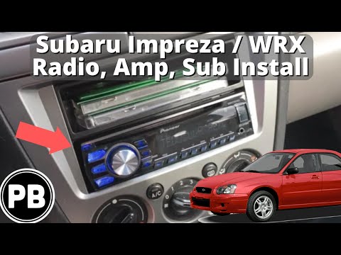 2002 - 2004 Subaru Impreza Outback Radio / Amp / Sub Install Summary