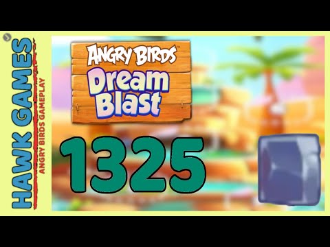 Angry Birds Dream Blast Level 1325 - Walkthrough, No Boosters