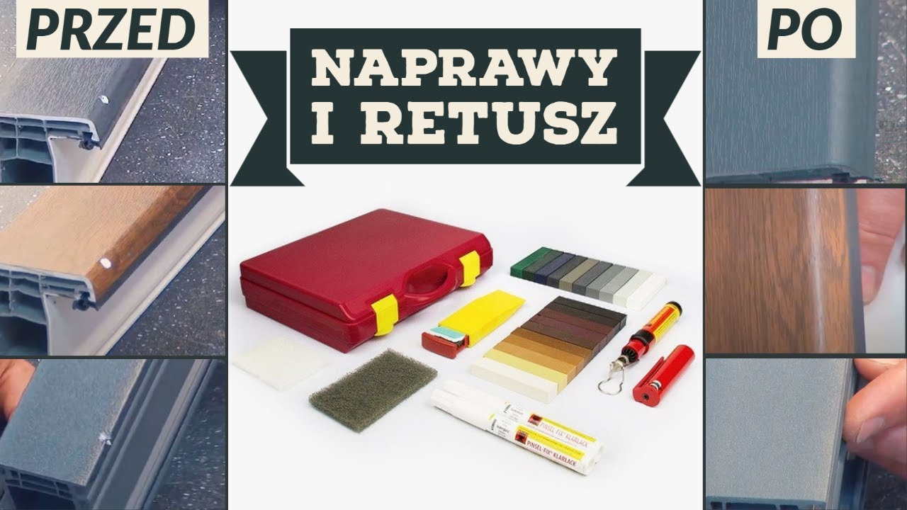 Naprawy Woskiem Twardym OTTIMO i Finalny Efekt na PCV: Drewno, Antracyt i Gładka Folia