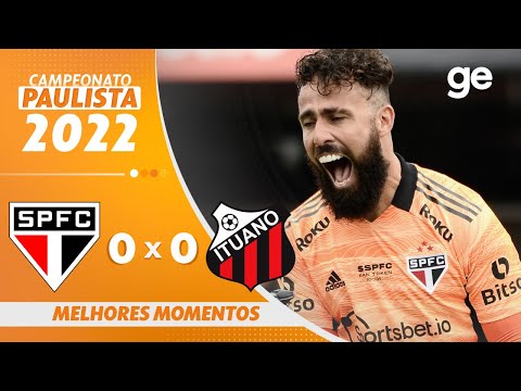 Gols e lances de São Paulo x Ituano