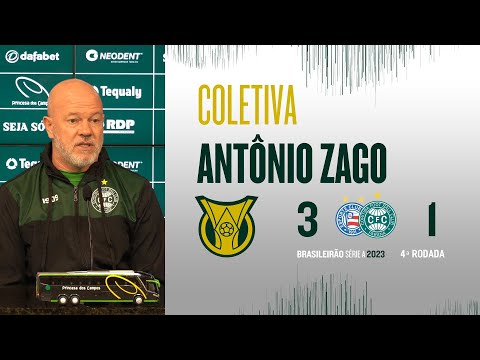 BAHIA 3 X 1 CORITIBA | Brasileiro 2023 | Coletiva Antônio Zago