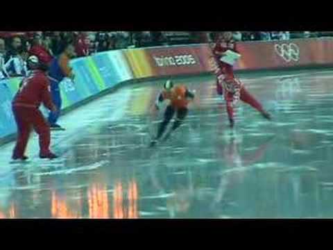 Speedskating 500m men Olympics Turino