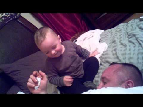 Oliver Mark Pawelic - Junior is laughing very hard