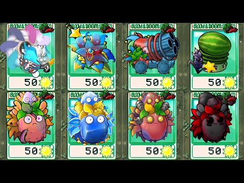 PVZ FUSION 2.3 Challenge!!! All New Plants Ultimate VS 15 Blind Box Zombies-The battle