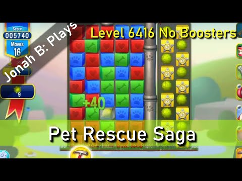 Pet Rescue Saga Level 6416 No Boosters