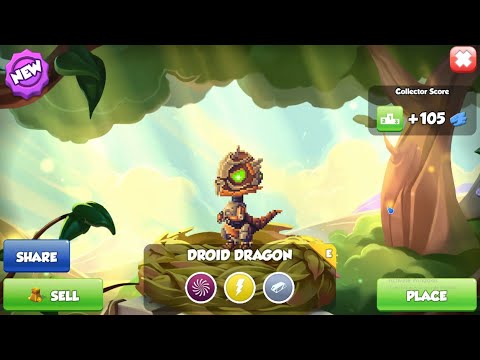 Hatched Droid Dragon , Dragon Mania Legends