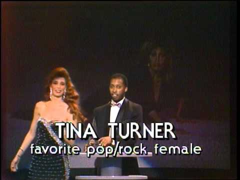Tina Turner wins Favorite Pop/Rock Female- AMA 1986