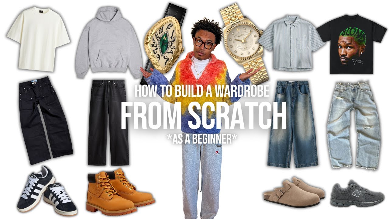 How To Build A Wardrobe From Scratch *as a beginner* | Men’s Streetwear Affordable Luxury