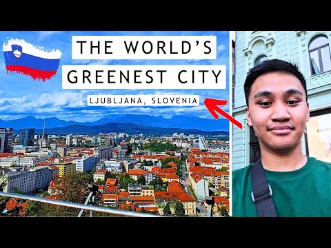 🇸🇮 Passando 24 horas na CIDADE MAIS VERDE DO MUNDO! | Liubliana, Eslovênia