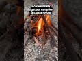 How to light a campfire tutorial | #forestschool #bushcraft #campfire #outdoorcooking