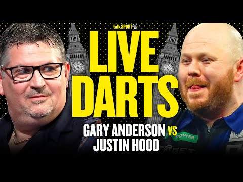 🎯 LIVE: Gary Anderson v Justin Hood | 2026 World Darts Championship WATCHALONG