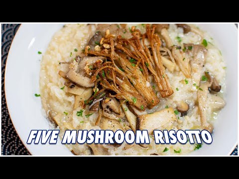 How to Make Mushroom Risotto with Japanese Mushrooms! Easy Recipe