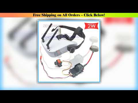 Long Range 5.8Ghz 2W FPV VTX Transmitter+CMOS 1500TVL B19 Mini FPV Camera 2.1mm with 5.8G 48CH