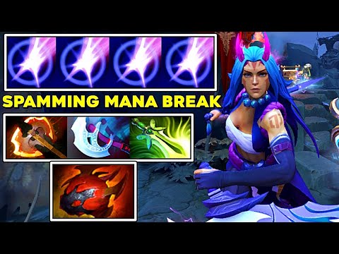 Craziest Carry [ Anti Mage ] - Insane Speed Farm + Spamming Mana Break - Top Pro Carry - GAMEPLAY