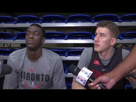 Raptors Training Camp: Pascal Siakam & Jakob Poeltl - September 28, 2017