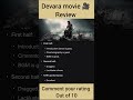 Devara Movie Review Devara Ntr Like Share Follow Kadapa Youtube Shorts Short Ntr30