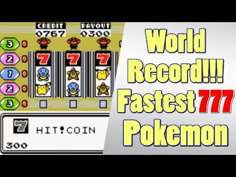 Pokemon World Record - Fastest 777 at Game Corner 37.17 Seconds