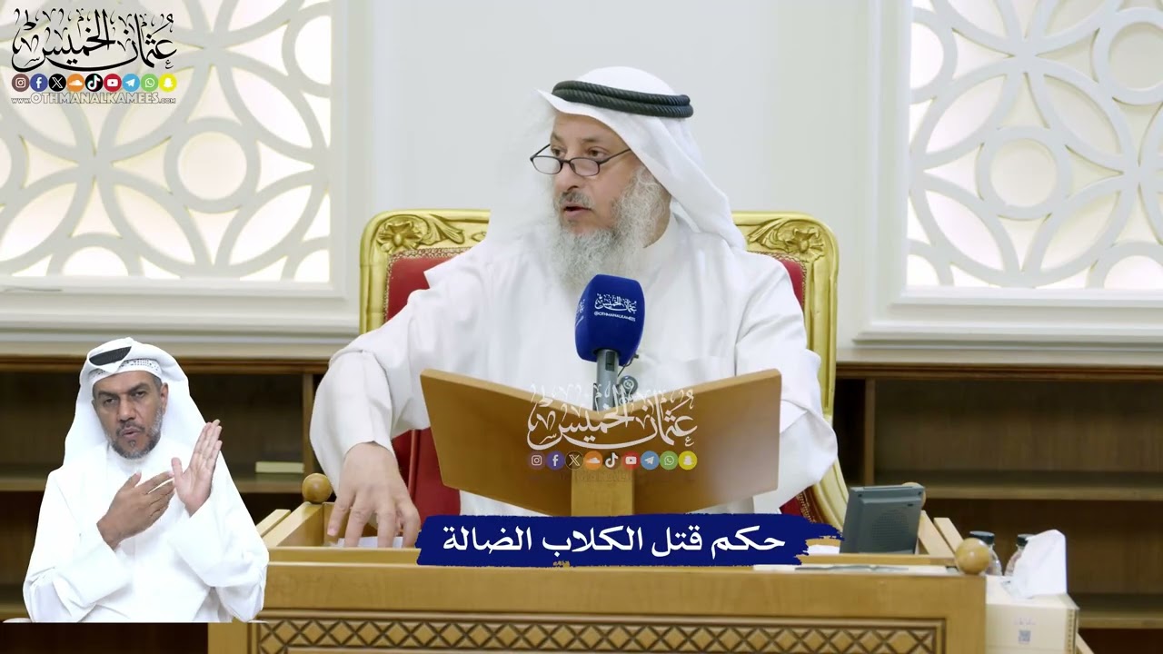 160 - حكم قتل الكلاب الضالة - عثمان الخميس