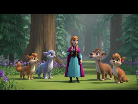 ❄️ Princess Anna Forest Melody 3 🌲🎶✨ | A Magical Woodland Song for Kids