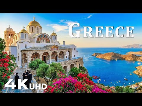 Greece 4K | The Most Breathtaking Landscapes – Greek Islands, Ancient Temples & Crystal Seas