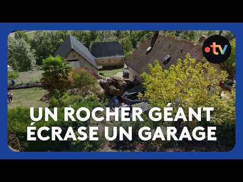 Un rocher de 100 tonnes se détache de la montagne en Béarn