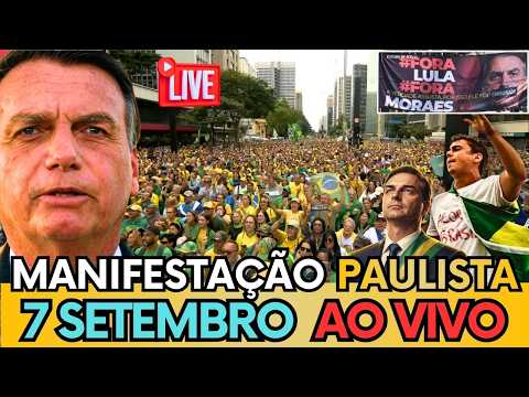 🇧🇷 🔴 AO VIVO MANIFESTAÇÃO COM FLÁVIO, NIKOLAS E PATRIOTAS NA PAULISTA - TRAMISSÃO AO VIVO 🔴