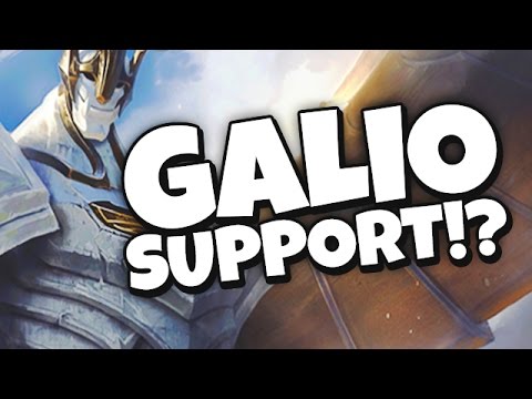 REWORKED GALIO SUPPORT!? - Reworked Galio Support Gameplay