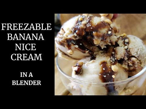 HOW TO MAKE DAIRY FREE ICE CREAM || BLENDER || PANTRY INGREDIENTS || FREEZABLE