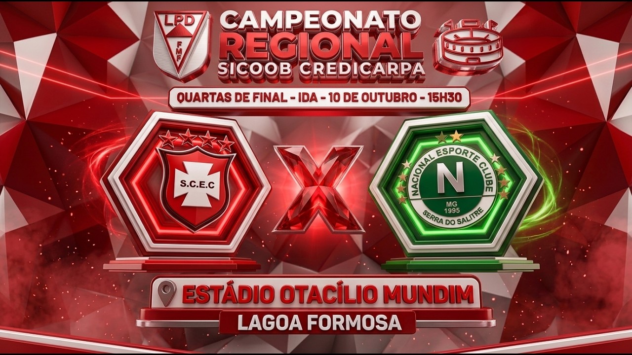 SANTA CRUZ x NACIONAL - QUARTAS DE FINAL(IDA) - CAMPEONATO REGIONAL SICOOB CREDICARPA LPD 2026