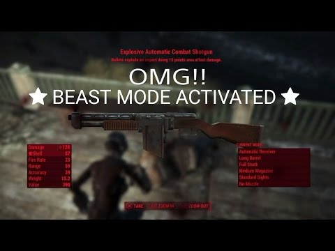 The Explosive Shotgun Is Pretty Beast! - Fallout 4
