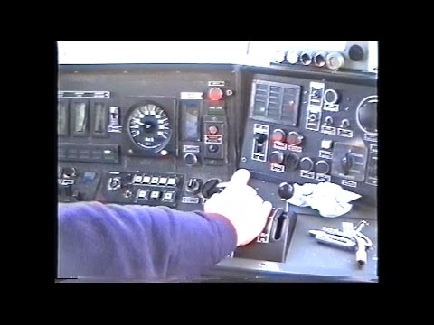 In cabina ALe 582: 'ramo secco' Carnate-Seregno, 1995