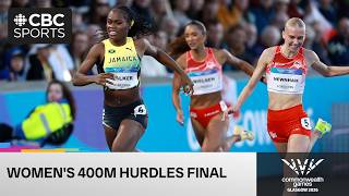 Canada's Savannah Sutherland in women's 400m hurdles final on Day 8 of 2026 Commonwealth Games