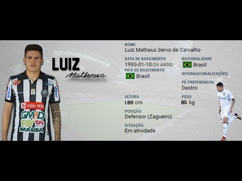 Luiz Matheus Zagueiro 2017